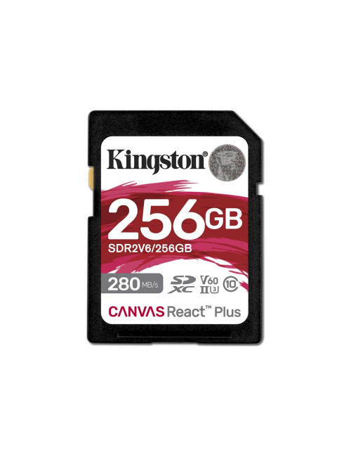Kingston | Canvas React Plus | 256 GB | SD | Flash memory class 10