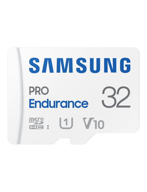 Samsung | PRO Endurance | MB-MJ32KA/EU | 32 GB | MicroSD Memory Card | Flash memory class U1, V10, Class 10 | SD adapter