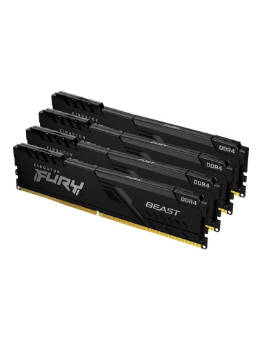 Pamięć Kingston Fury Beast, DDR4, 64 GB, 3200MHz, CL16 (KF432C16BBK4/64) | Kingston