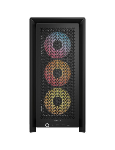 Corsair PC Case | Frame 4000D RS ARGB Modular | Black | Mid-Tower | Power supply included No