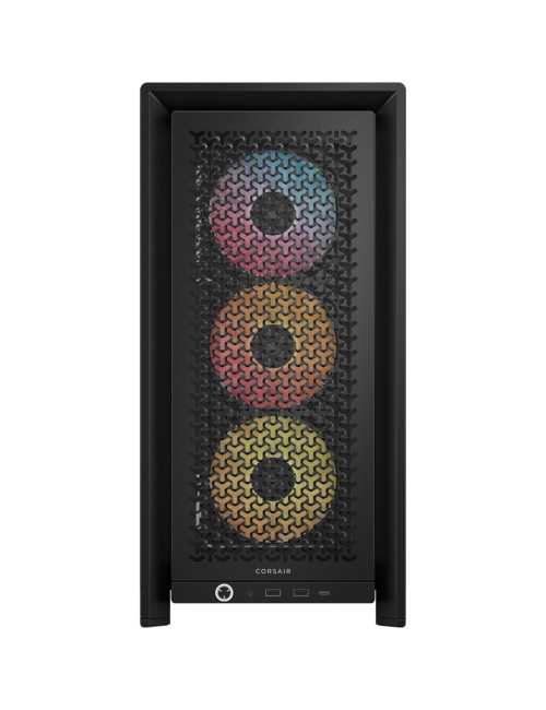Corsair PC Case | Frame 4000D RS ARGB Modular | Black | Mid-Tower | Power supply included No