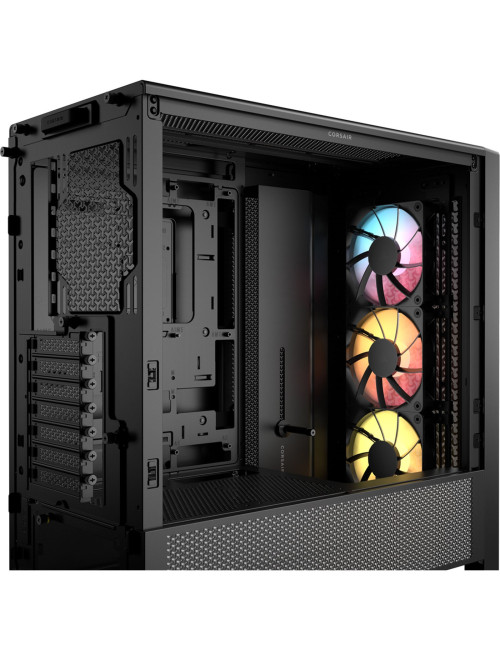 Corsair PC Case | Frame 4000D RS ARGB Modular | Black | Mid-Tower | Power supply included No