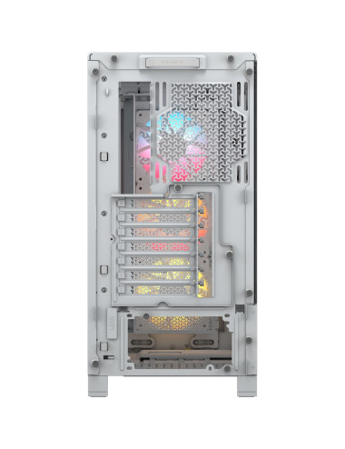 Corsair PC Case | Frame 4000D RS ARGB Modular | White | Mid-Tower | Power supply included No