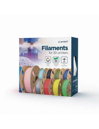 Gembird Plastic filament for cleaning 3D printer nozzle, 1.75 mm 100gr. | 3DP-CLN1.75-01