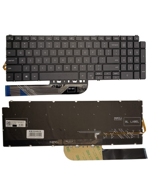 Keyboard DELL 5584, 5590, 5593, 5594, 5598, with backlight, US