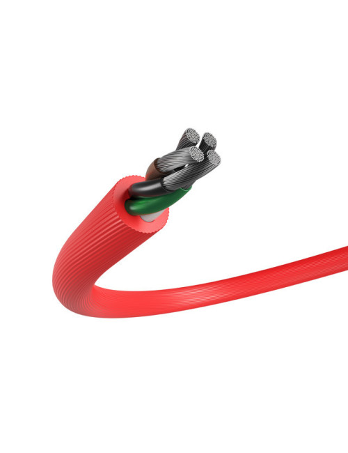 Natec Prati, Angled USB Type C to Type A Cable 1m, Red | Natec | Angled USB Type C to USB Type A | Prati | USB Type C | USB Type