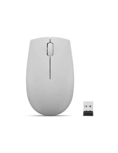 Lenovo | Compact Mouse with battery | 300 | Wireless | Arctic Grey