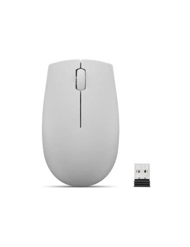 Lenovo | Compact Mouse with battery | 300 | Wireless | Arctic Grey
