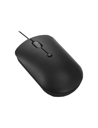 Lenovo | Compact Mouse | 400 | Wired | USB-C | Raven black
