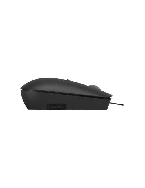 Lenovo | Compact Mouse | 400 | Wired | USB-C | Raven black