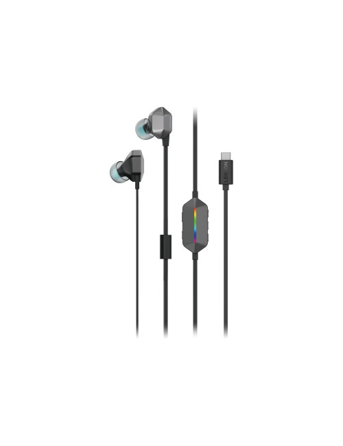 Lenovo RGB Gaming In-Ear Headphones | Legion E510 7.1 | Built-in microphone | Wired | Stormy Gray