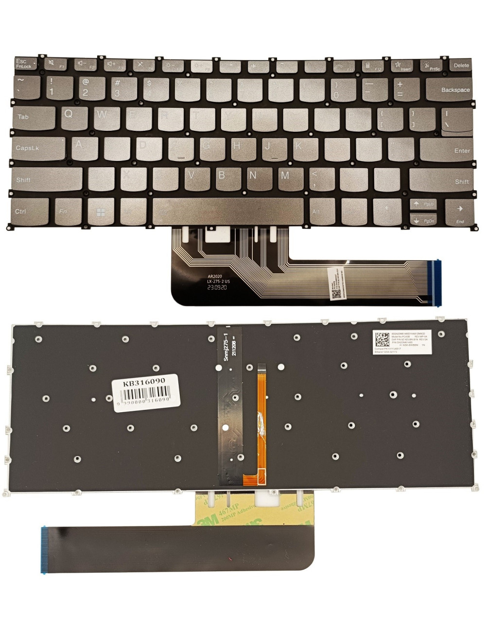 Keyboard LENOVO Thinkbook 14 G2 ITL, with backlight, US