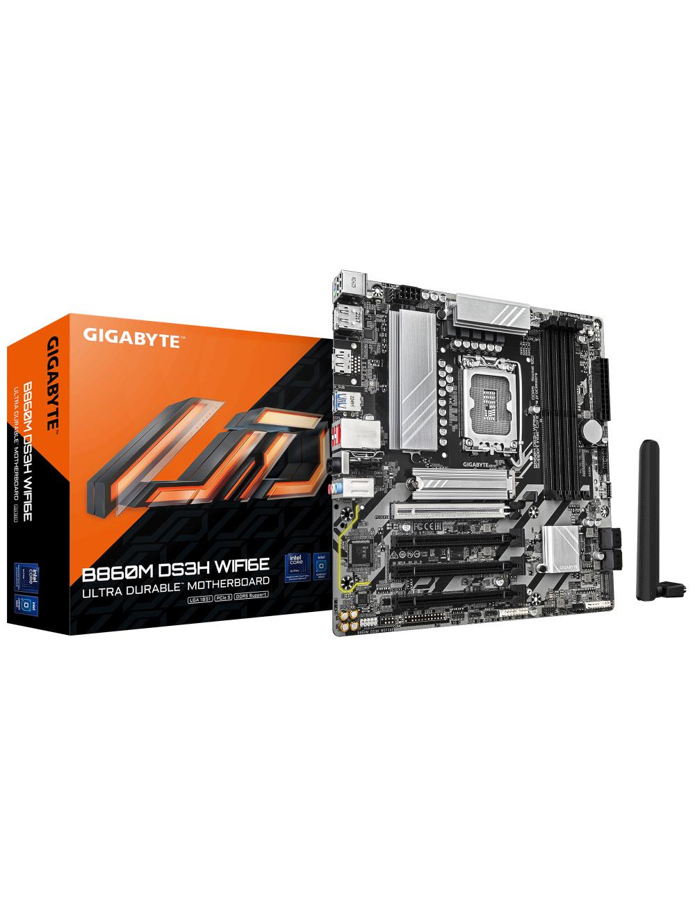 Mainboard|GIGABYTE|Intel B860 Express|LGA1851|Micro-ATX|Memory DDR5|Memory slots 4|4xPCI-Express 4.0 16x|1xPCI-Express 5.0 16x|2