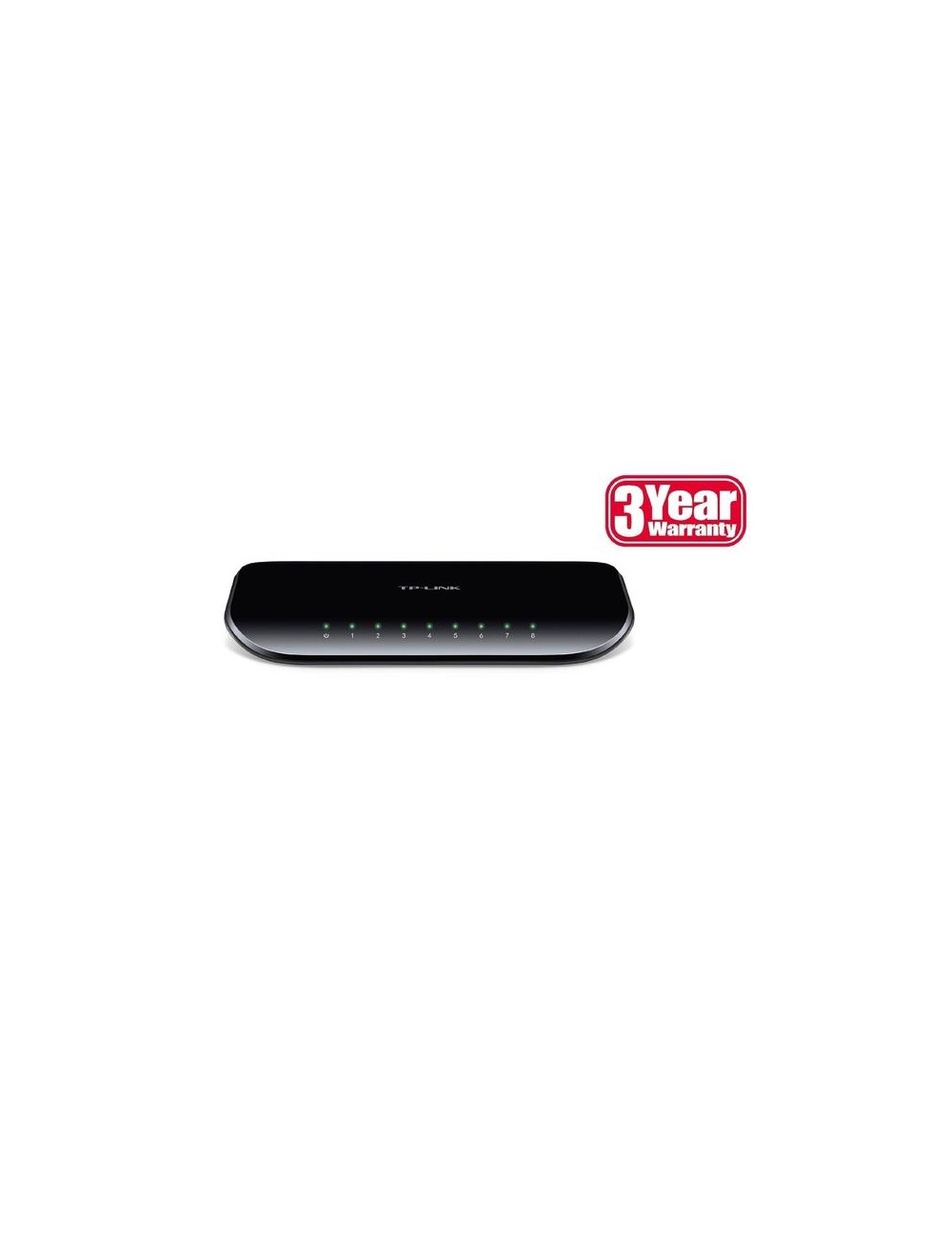 Switch|TP-LINK|8x10Base-T / 100Base-TX / 1000Base-T|TL-SG1008D