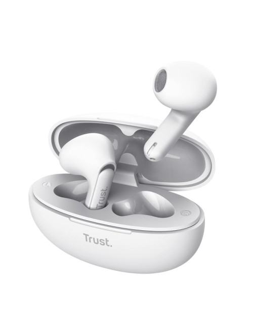 HEADSET EARPHONES YAVI BT ENC/WHITE 25173 TRUST