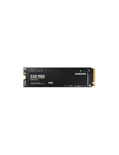 SSD|SAMSUNG|980|250GB|M.2|PCIE|NVMe|MLC|Write speed 1300 MBytes/sec|Read speed 2900 MBytes/sec|2.38mm|TBW 150 TB|MTBF 1500000 ho