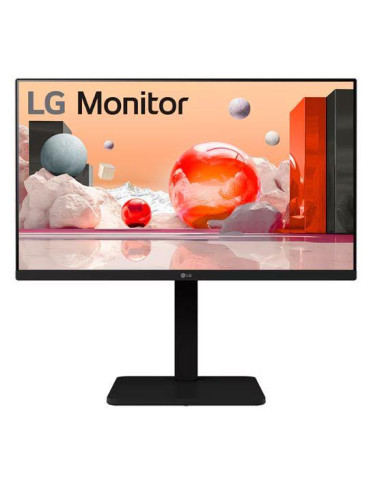 LCD Monitor|LG|24BA550-B|24"|Panel IPS|1920x1080|16:9|100 Hz|Matte|5 ms|Speakers|Swivel|Pivot|Height adjustable|Tilt|Colour Blac