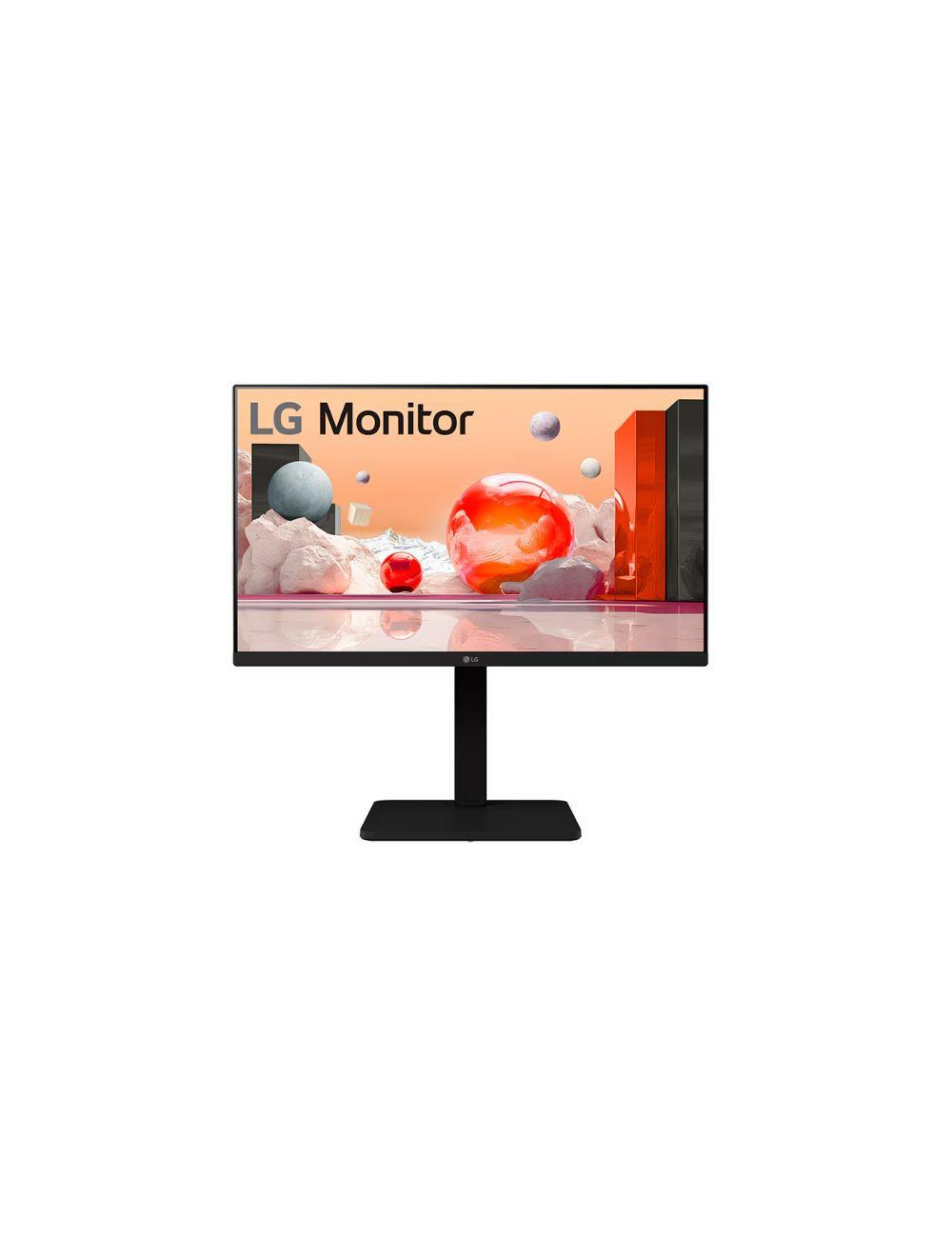 LCD Monitor|LG|24BA550-B|24"|Panel IPS|1920x1080|16:9|100 Hz|Matte|5 ms|Speakers|Swivel|Pivot|Height adjustable|Tilt|Colour Blac