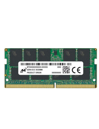 Server Memory Module|MICRON|DDR4|32GB|ECC|3200 MHz|CL 22|1.2 V|MTA18ASF4G72HZ-3G2R