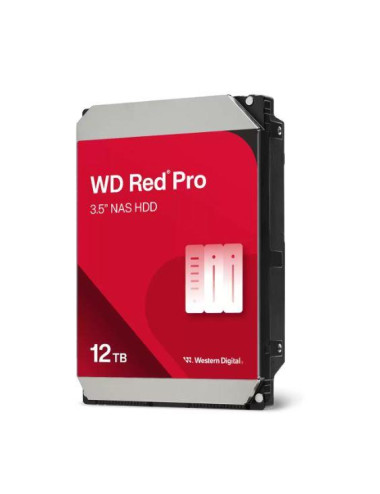 HDD|WESTERN DIGITAL|Red Pro|12TB|SATA|512 MB|7200 rpm|3,5"|WD122KFBX
