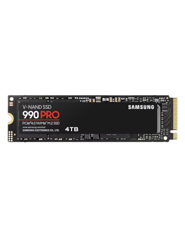 SSD|SAMSUNG|990 PRO|4TB|M.2|PCIe Gen4|NVMe|TLC|Write speed 6900 MBytes/sec|Read speed 7450 MBytes/sec|2.3mm|TBW 2400 TB|MTBF 150