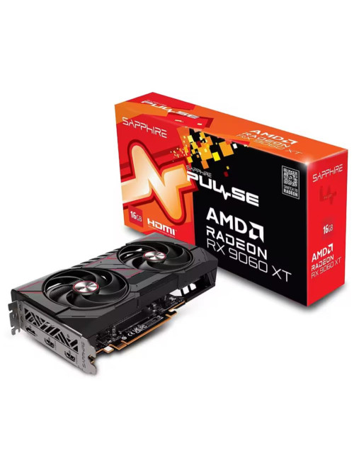 Graphics Card|SAPPHIRE|AMD Radeon RX 9060 XT|16 GB|GDDR6|128 bit|PCIE 5.0 16x|GPU 2700 MHz|Dual Slot Fansink|2xHDMI|1xDisplayPor