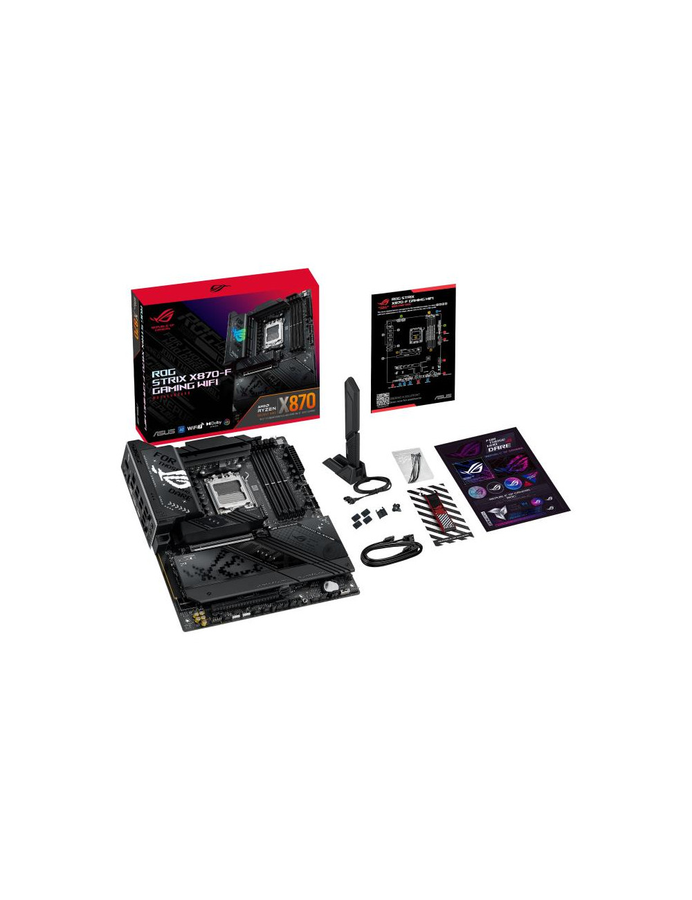 Mainboard|ASUS|AMD X870|SAM5|ATX|Memory DDR5|Memory slots 4|1xPCI-Express 4.0 16x|1xPCI-Express 5.0 16x|4xM.2|1xHDMI|1xDisplayPo