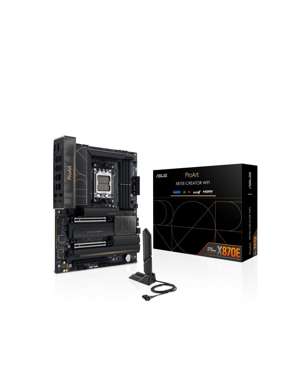 Mainboard|ASUS|AMD X870E|SAM5|ATX|Memory DDR5|Memory slots 4|3xPCI-Express 4.0 16x|2xPCI-Express 5.0 16x|4xM.2|1xHDMI|1xDisplayP