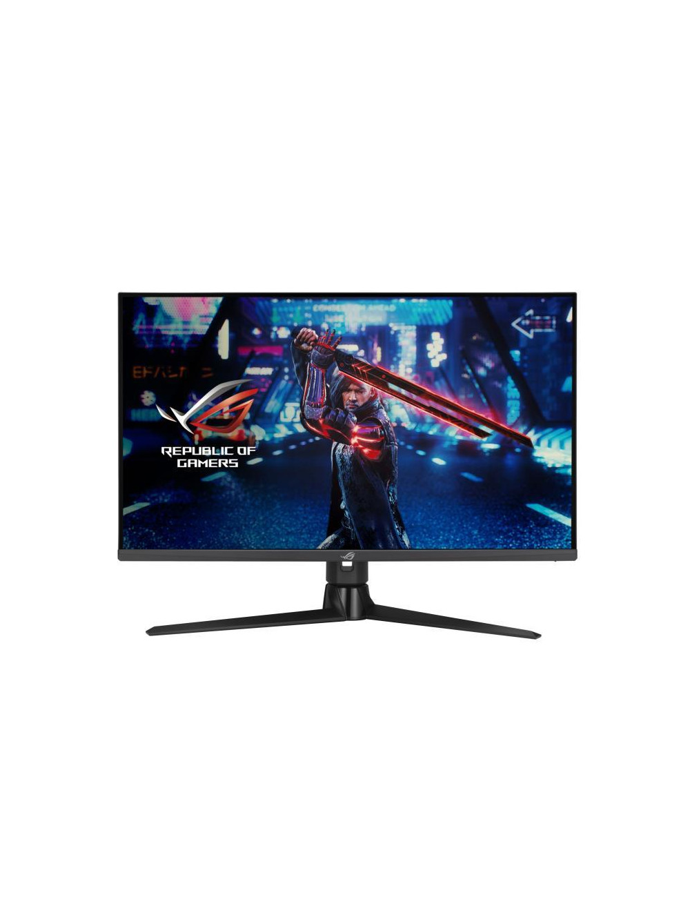 LCD Monitor|ASUS|32"|Gaming/4K|Panel IPS|3840x2160|16:9|160Hz|Matte|1 ms|Swivel|Height adjustable|Tilt|Colour Black|90LM08B0-B01