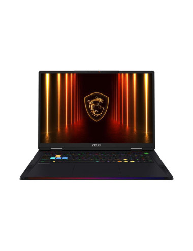 Notebook|MSI|Raider|18 HX AI A2XWJG|CPU Core Ultra|U9-285HX|2800 MHz|18"|3840x2400|RAM 64GB|DDR5|6400 MHz|SSD 2TB+2TB|NVIDIA GeF
