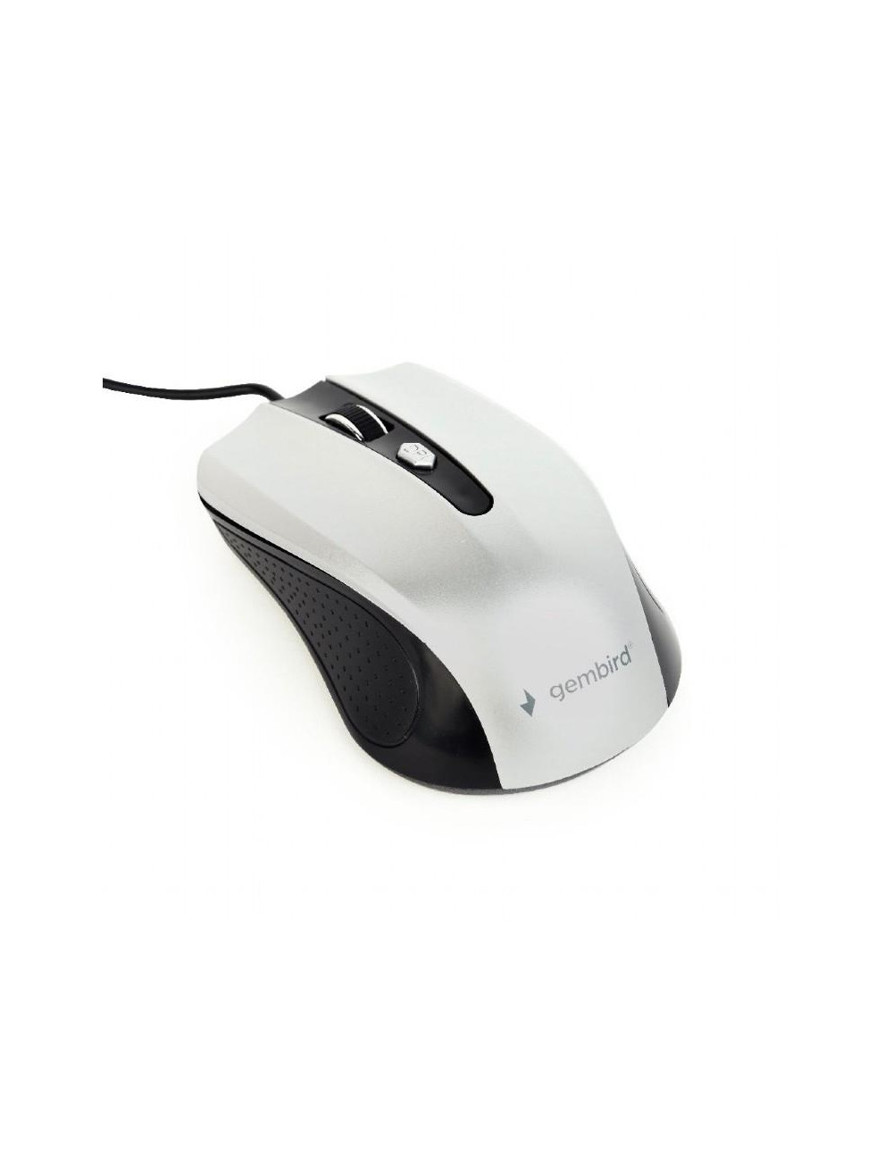 MOUSE USB OPTICAL BLACK/SILVER/MUS-4B-01-BS GEMBIRD