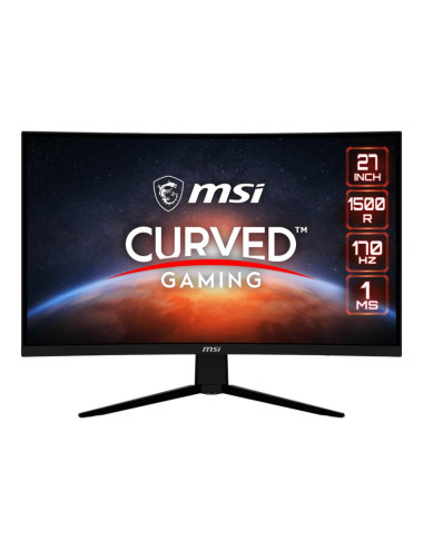 LCD Monitor|MSI|G273CQ|27"|Gaming/Curved|2560x1440|16:9|170Hz|Matte|Tilt|Colour Black|G273CQ