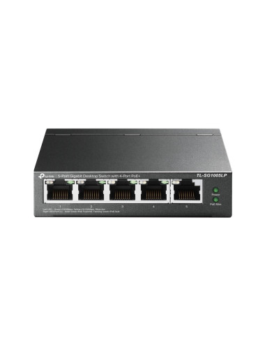 Switch|TP-LINK|Desktop/pedestal|5x10Base-T / 100Base-TX / 1000Base-T|PoE ports 1|TL-SG1005LP