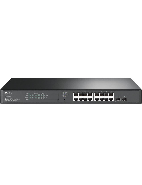 Switch|TP-LINK|JetStream|TL-SG2218P|Desktop/pedestal|16x10Base-T / 100Base-TX / 1000Base-T|2xSFP|PoE+ ports 16|150 Watts|TL-SG22