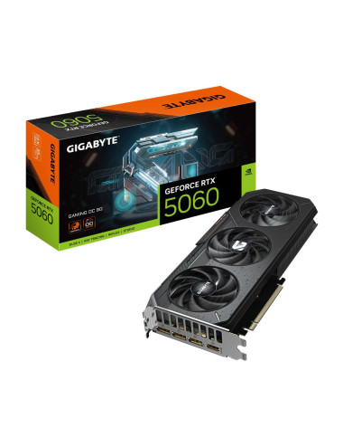Graphics Card|GIGABYTE|NVIDIA GeForce RTX 5060|8 GB|GDDR7|128 bit|PCIE 5.0 16x|GPU 2595 MHz|Triple slot Fansink|1xHDMI|3xDisplay