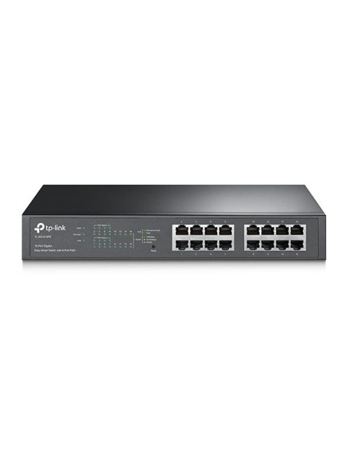 Switch|TP-LINK|Desktop/pedestal|16x10Base-T / 100Base-TX / 1000Base-T|PoE+ ports 8|TL-SG1016PE