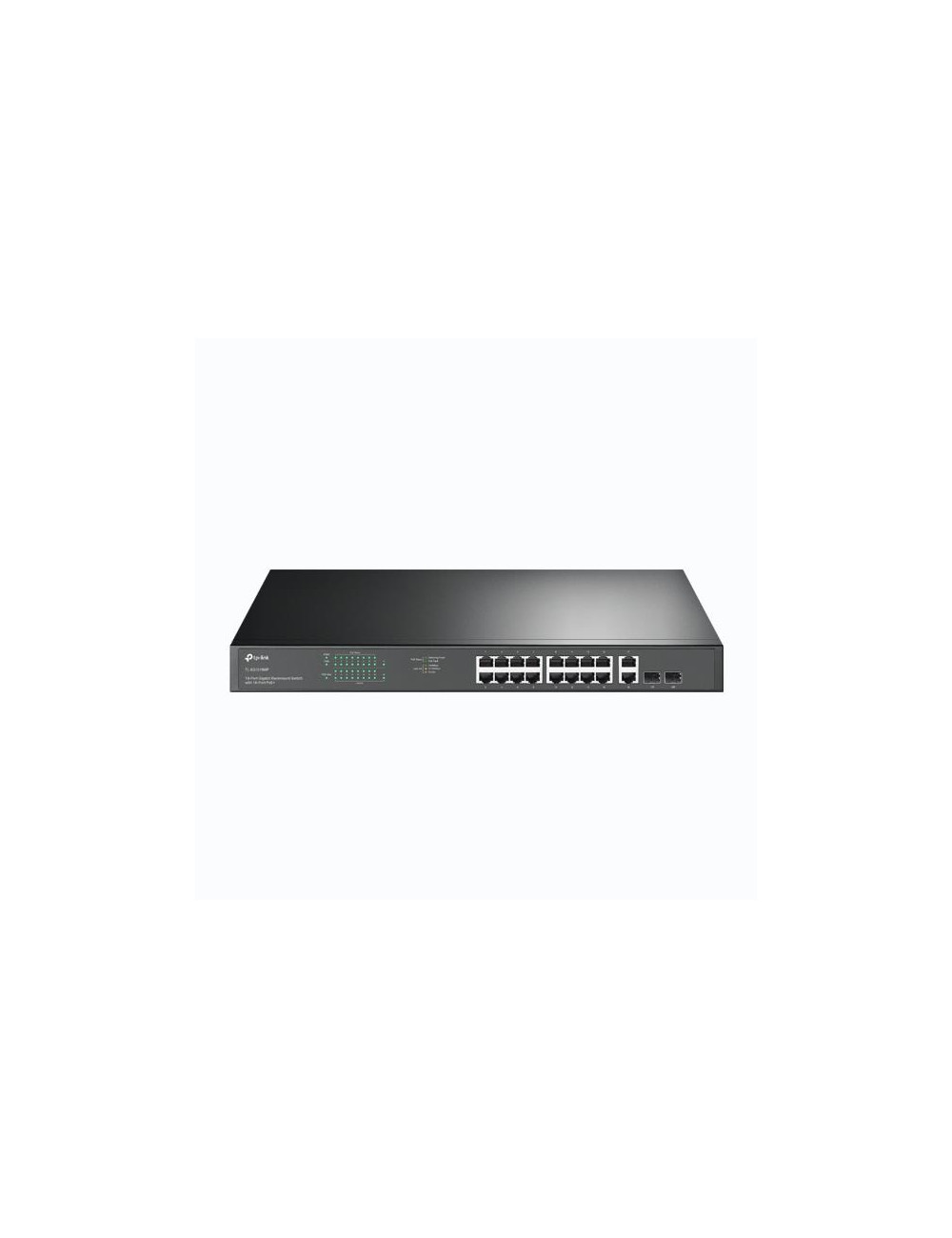 Switch|TP-LINK|TL-SG1218MP|Desktop/pedestal|Rack|16x10Base-T / 100Base-TX / 1000Base-T|PoE+ ports 16|250 Watts|TL-SG1218MP