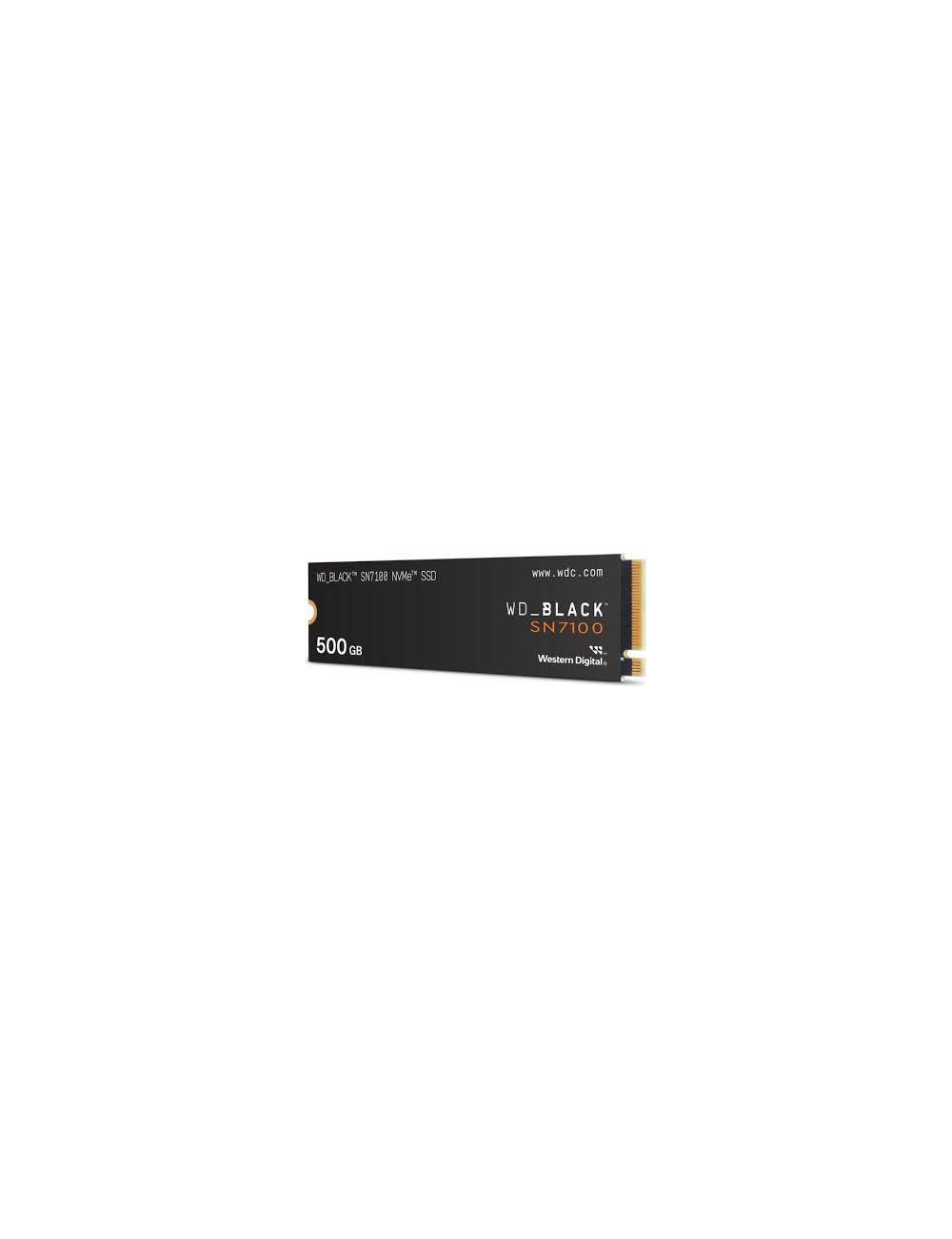 SSD|WESTERN DIGITAL|Black SN7100|500GB|M.2|PCIe Gen4|NVMe|3D TLC|Write speed 5800 MBytes/sec|Read speed 6800 MBytes/sec|WDS500G4