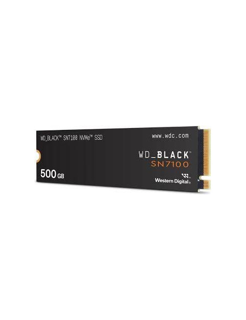 SSD|WESTERN DIGITAL|Black SN7100|500GB|M.2|PCIe Gen4|NVMe|3D TLC|Write speed 5800 MBytes/sec|Read speed 6800 MBytes/sec|WDS500G4