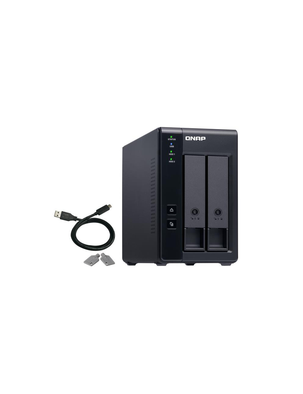 DAS ENCLOSURE 2BAY USB-C/TR-002 QNAP