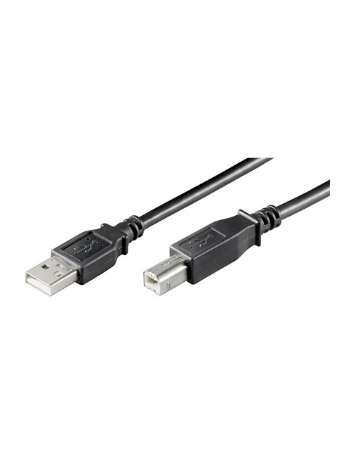 Goobay USB 2.0 Hi-Speed cable USB 2.0 male (type A), USB 2.0 male (type B), 3 m, Black