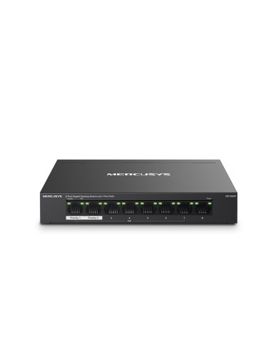 Switch|MERCUSYS|MS108GP|Desktop/pedestal|8x10Base-T / 100Base-TX / 1000Base-T|PoE+ ports 7|MS108GP