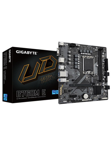 Mainboard|GIGABYTE|Intel B760 Express|LGA1700|Micro-ATX|Memory DDR5|Memory slots 2|B760ME1.0
