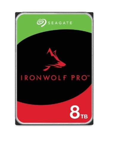HDD|SEAGATE|IronWolf Pro|8TB|SATA|256 MB|7200 rpm|3,5"|ST8000NT001