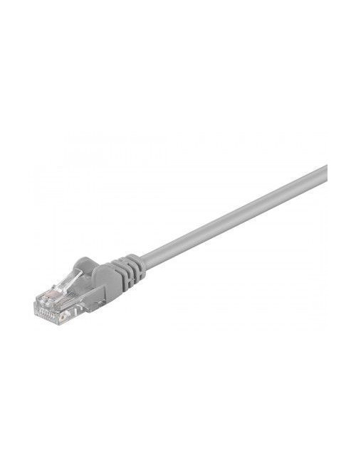 Goobay 68352 CAT 5e patch cable, U/UTP, grey, 15m