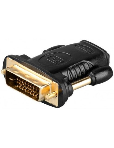 Goobay 68931 HDMI /DVI-D adapter, gold-plated