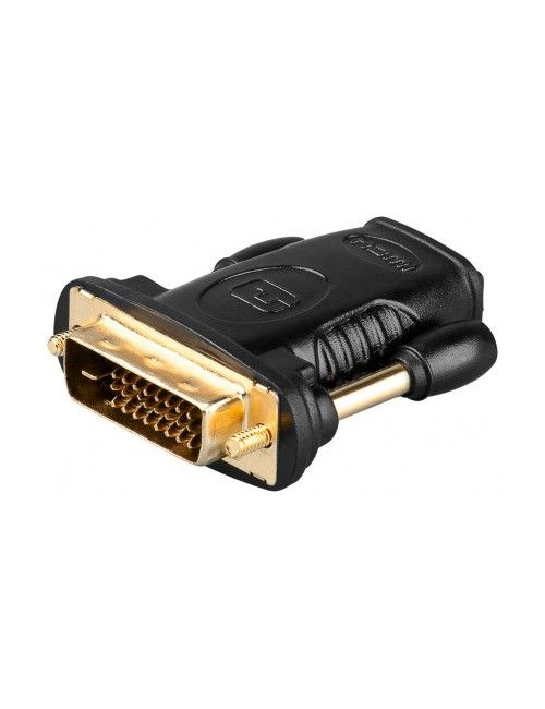 Goobay 68931 HDMI /DVI-D adapter, gold-plated