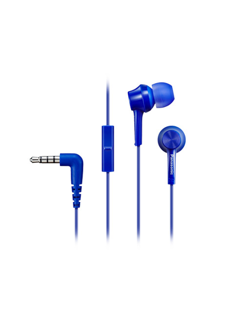 Panasonic Canal type RP-TCM115E-A Wired, In-ear, Microphone, 3.5 mm, Blue