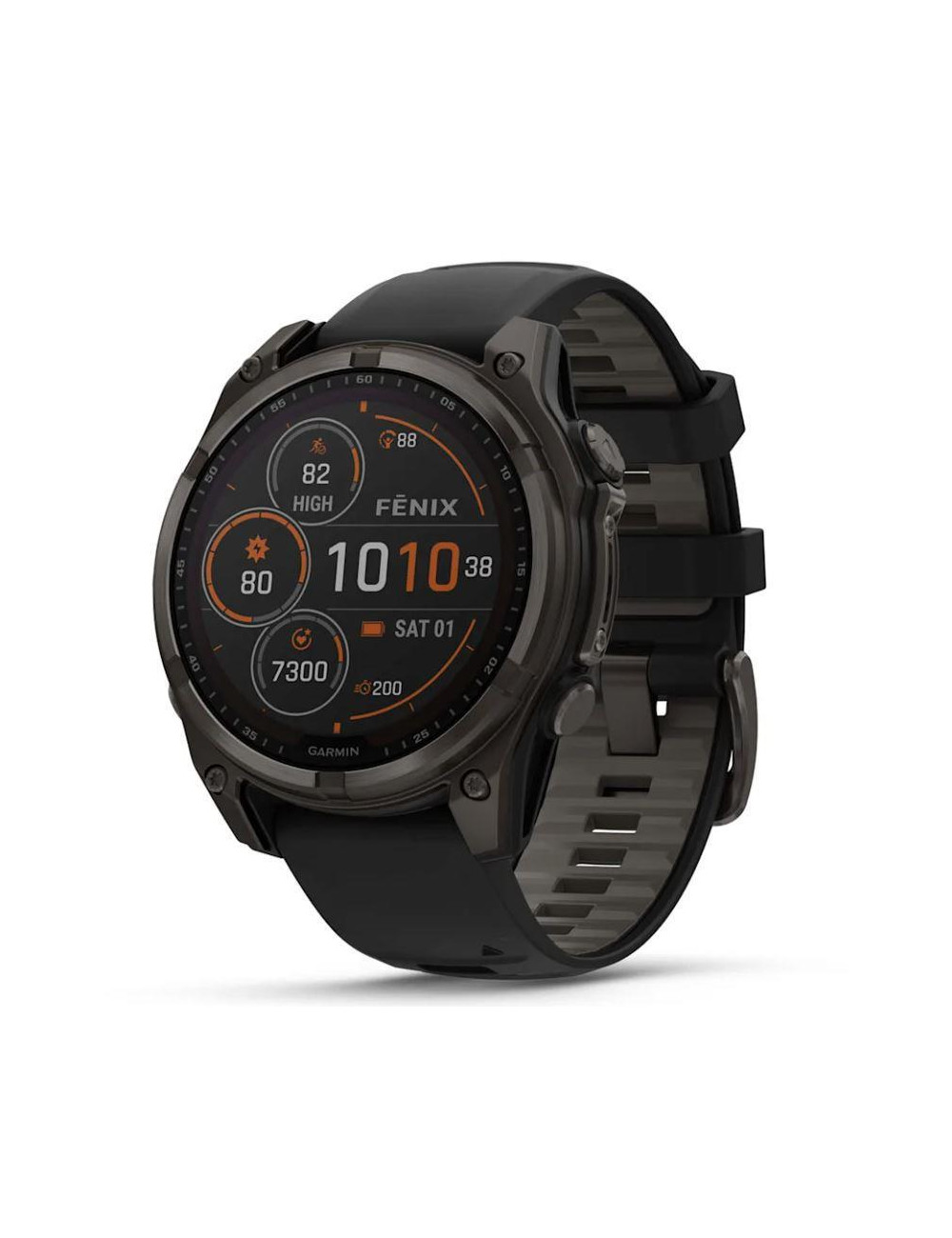 SMARTWATCH FENIX 8 SAPP. SOLAR/BLACK/GRAY 010-02907-11 GARMIN