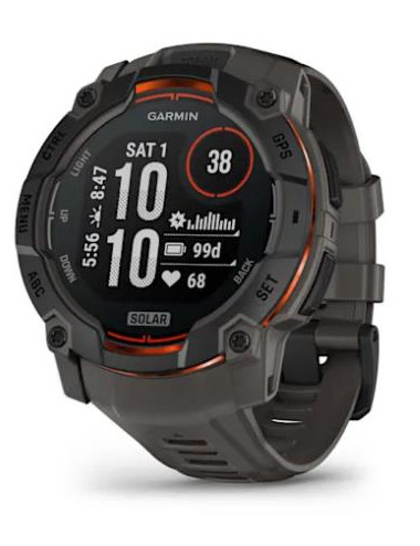 SMARTWATCH INSTINCT 3 SOLAR/BLK/CHARC 010-02935-00 GARMIN